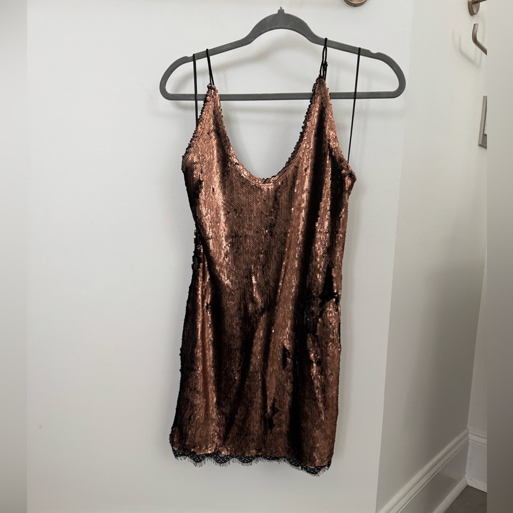 Free People Sequin Mini Dress